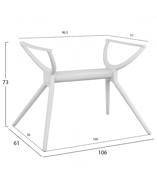 ΒΑΣΗ ΠΟΛΥΠΡΟΠΥΛΕΝΙΟΥ ΛΕΥΚΗ HM463.02 ΓΙΑ ΕΠΙΦΑΝΕΙΑ 120Χ80