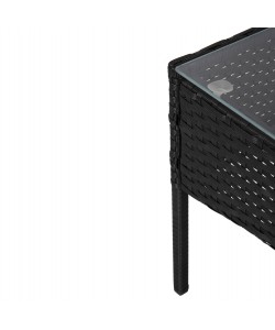 ΣΕΤ ΣΑΛΟΝΙ 4ΤΜΧ STASIA HM6089.01 ΣΥΝΘ.RATTAN ΜΑΥΡΟ-ΚΑΠΟΥΤΣΙΝΟ ΜΑΞΙΛΑΡΙΑ