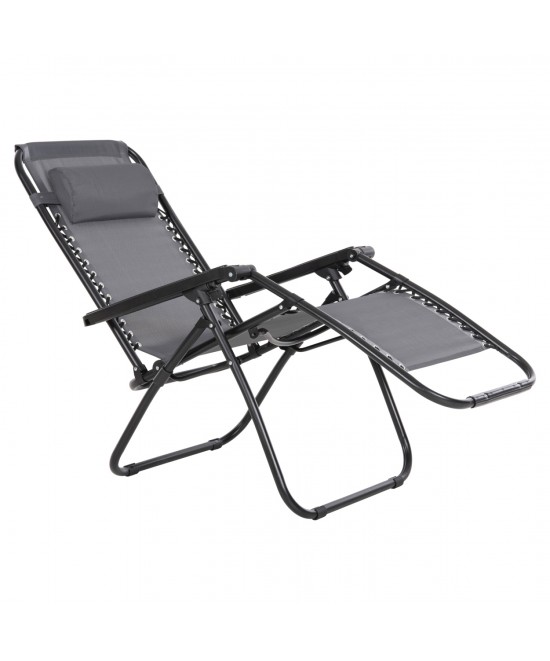ΠΟΛΥΘΡΟΝΑ RELAX COMPANION HM5095.11 ΓΚΡΙ TEXTILENE-ΜΑΥΡΟ ΜΕΤΑΛΛΟ 67x145x110Υεκ.