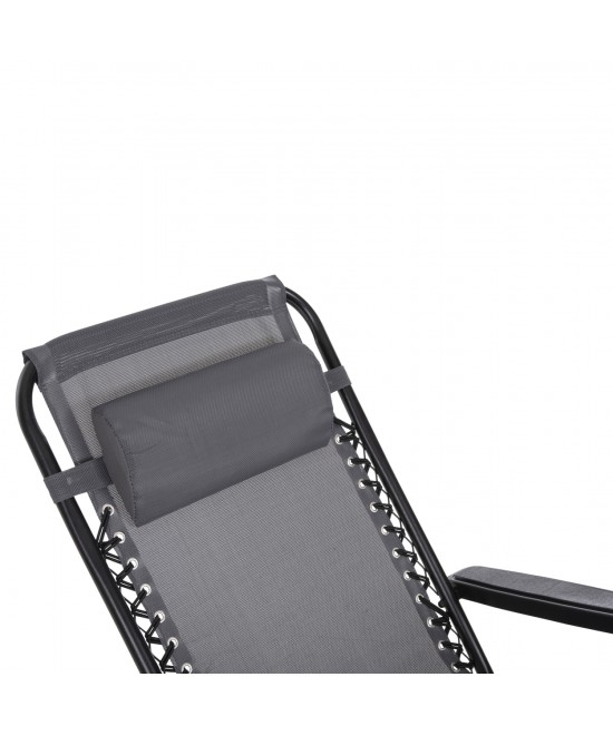 ΠΟΛΥΘΡΟΝΑ RELAX COMPANION HM5095.11 ΓΚΡΙ TEXTILENE-ΜΑΥΡΟ ΜΕΤΑΛΛΟ 67x145x110Υεκ.