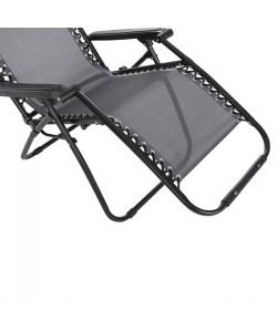 ΠΟΛΥΘΡΟΝΑ RELAX COMPANION HM5095.11 ΓΚΡΙ TEXTILENE-ΜΑΥΡΟ ΜΕΤΑΛΛΟ 67x145x110Υεκ.