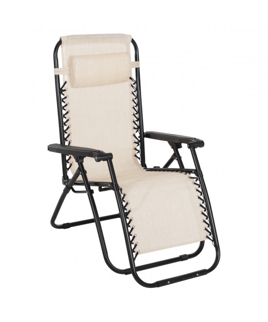 ΠΟΛΥΘΡΟΝΑ RELAX COMPANION HM5095.12 ΜΠΕΖ TEXTILENE-ΜΑΥΡΟ ΜΕΤΑΛΛΟ 67x145x110Υεκ.