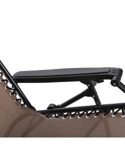 ΠΟΛΥΘΡΟΝΑ RELAX COMPANION HM5095.14 ΣΑΜΠΑΝΙ TEXTILENE-ΜΑΥΡΟ ΜΕΤΑΛΛΟ 67x145x110Υεκ.