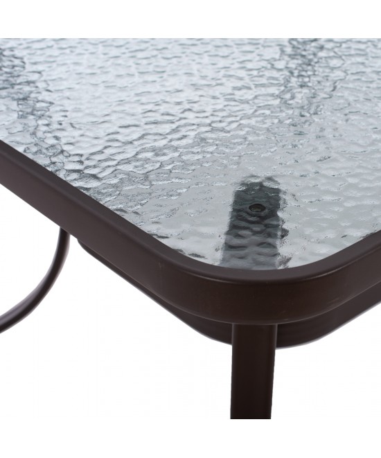 ΣΕΤ ΤΡΑΠΕΖΑΡΙΑ 7ΤΜΧ 1 ΤΡΑΠΕΖΙ 150Χ90+6ΚΑΡΕΚΛΕΣ ΚΑΦΕ HM5119.02