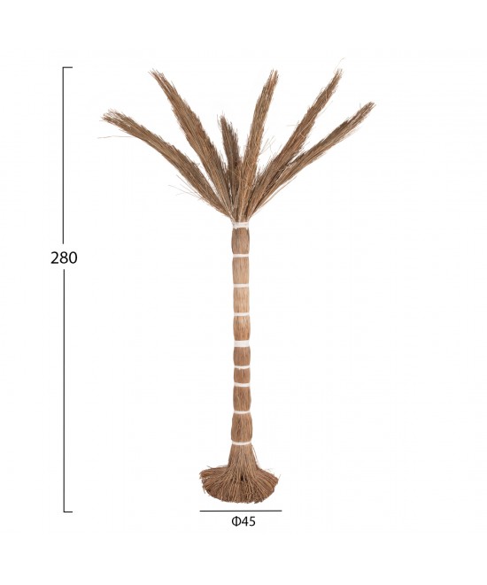 ΔΙΑΚΟΣΜΗΤΙΚΟ ΔΕΝΤΡΟ TROPIC HM4324 τ.ΦΟΙΝΙΚΑ ΑΠΟ MENDONG GRASS 280Yεκ.