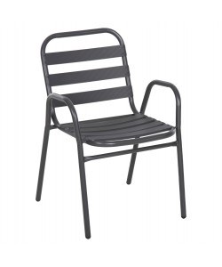 ΚΑΡΕΚΛΑ PRELUDE HM5970.01 ΜΕΤΑΛ.ΣΚΕΛΕΤΟΣ-ΠΛΑΤΗ & ΚΑΘΙΣΜΑ ΑΛΟΥΜΙΝΙΟ-ΓΚΡΙ 54x56x79Υεκ