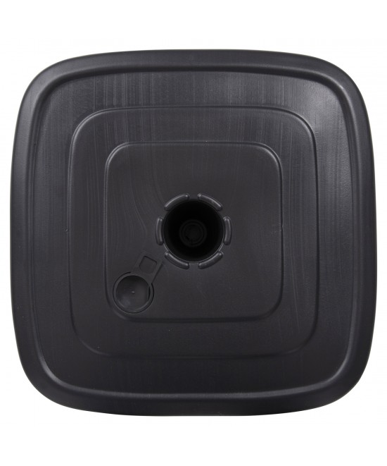 ΠΛΑΣΤΙΚΗ ΒΑΣΗ ΟΜΠΡΕΛΑΣ ΜΕ ΡΟΔΑ SOLBAS HM6113.02 ΑΝΘΡΑΚΙ- ΚΟΝΤΑΡΙ 33/50mm 46,5x23,5Υ