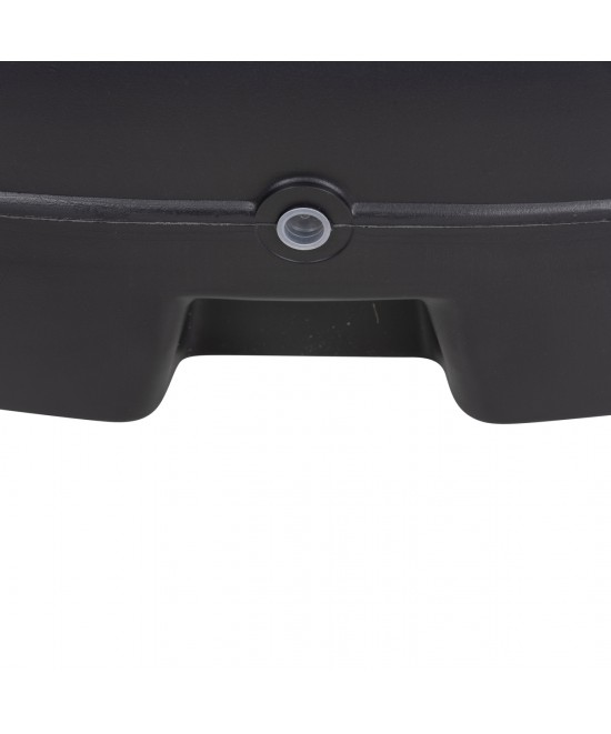 ΠΛΑΣΤΙΚΗ ΒΑΣΗ ΟΜΠΡΕΛΑΣ ΜΕ ΡΟΔΑ SOLBAS HM6113.02 ΑΝΘΡΑΚΙ- ΚΟΝΤΑΡΙ 33/50mm 46,5x23,5Υ