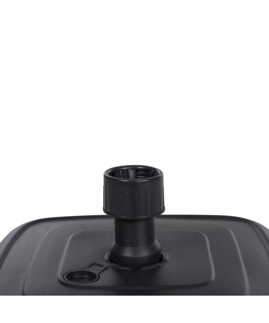 ΠΛΑΣΤΙΚΗ ΒΑΣΗ ΟΜΠΡΕΛΑΣ ΜΕ ΡΟΔΑ SOLBAS HM6113.02 ΑΝΘΡΑΚΙ- ΚΟΝΤΑΡΙ 33/50mm 46,5x23,5Υ