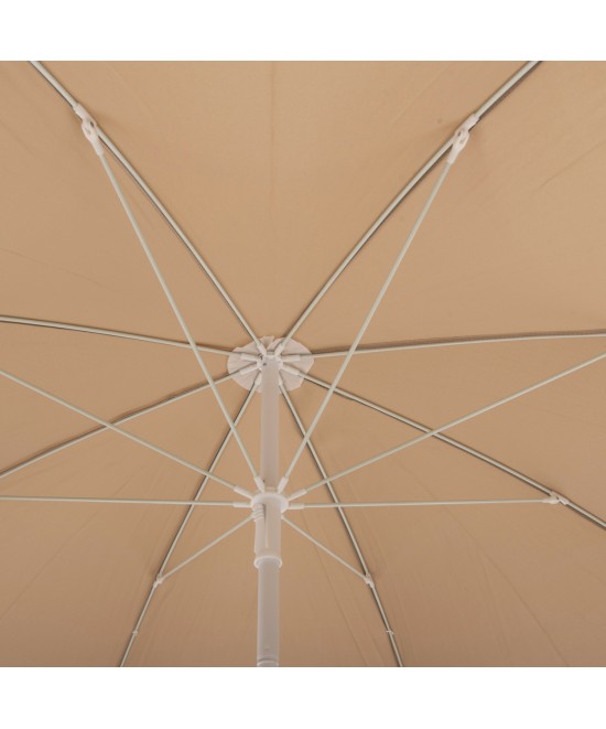 ΟΜΠΡΕΛΑ ΘΑΛΑΣΣΗΣ RANDALL 8 FIBERGLASS ΑΚΤΙΝΕΣ 2.20μ HM6015.04 MOKA