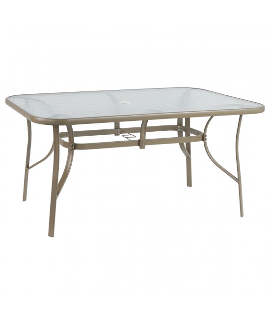 ΤΡΑΠΕΖΙ BRUNO 150X90Χ72Υεκ. ΜΕΤΑΛΛΙΚΟ ΣΑΜΠΑΝΙ ΜΕ ΤΡΥΠΑ ΟΜΠΡΕΛΑΣ Φ38mm HM5145.14 ΤΡΑΠΕΖΙ BRUNO 150X90Χ72Υεκ. ΜΕΤΑΛΛΙΚΟ ΣΑΜΠΑΝΙ ΜΕ ΤΡΥΠΑ ΟΜΠΡΕΛΑΣ Φ38mm HM5145.14
