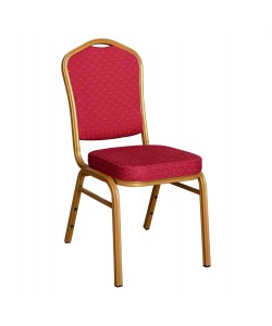 ΚΑΡΕΚΛΑ ΜΕΤΑΛΛΙΚΗ ΣΥΝΕΔΡΙΟΥ CATERING HILTON- ΜΠΟΡΝΤΟ ΥΦΑΣΜΑ HM0054.21 44x66x92,5Yεκ.