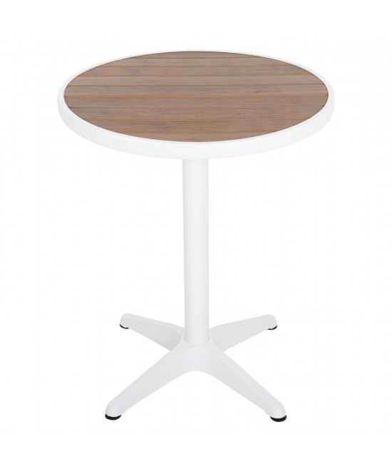 ΤΡΑΠΕΖΙ ΑΛΟΥΜΙΝΙΟΥ ΣΤΡΟΓΓΥΛΟ ALEXA HM6086.02 ΛΕΥΚΟ-POLYWOOD TOP ΦΥΣΙΚΟ Φ60x73Υεκ. ΤΡΑΠΕΖΙ ΑΛΟΥΜΙΝΙΟΥ ΣΤΡΟΓΓΥΛΟ ALEXA HM6086.02 ΛΕΥΚΟ-POLYWOOD TOP ΦΥΣΙΚΟ Φ60x73Υεκ.