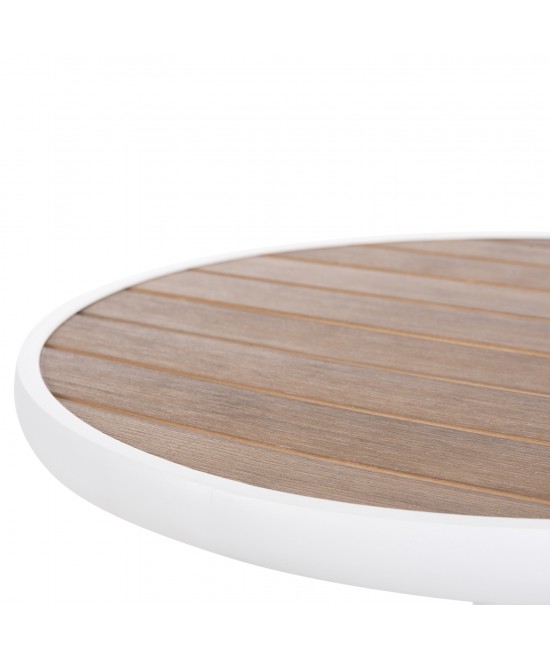 ΤΡΑΠΕΖΙ ΑΛΟΥΜΙΝΙΟΥ ΣΤΡΟΓΓΥΛΟ ALEXA HM6086.02 ΛΕΥΚΟ-POLYWOOD TOP ΦΥΣΙΚΟ Φ60x73Υεκ. ΤΡΑΠΕΖΙ ΑΛΟΥΜΙΝΙΟΥ ΣΤΡΟΓΓΥΛΟ ALEXA HM6086.02 ΛΕΥΚΟ-POLYWOOD TOP ΦΥΣΙΚΟ Φ60x73Υεκ.