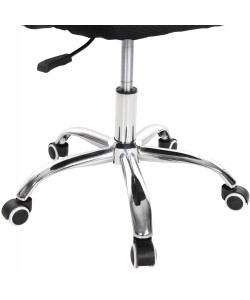 ΚΑΡΕΚΛΑ ΓΡΑΦΕΙΟΥ BRISTONE HM1058.31 ΠΟΔΙ ΧΡΩΜΙΟΥ-ΜΑΥΡΗ 56x53x93Υεκ.