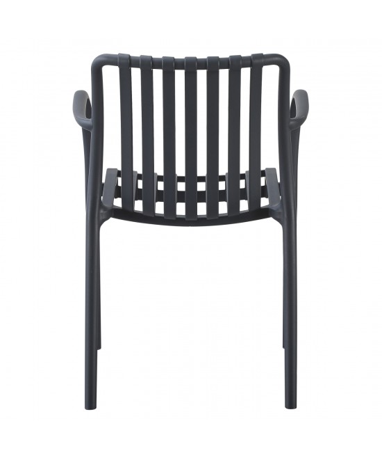 ΠΟΛΥΘΡΟΝΑ ΠΟΛΥΠΡΟΠΥΛΕΝΙΟΥ TIPPY HM5940.10 ΣΚΟΥΡΟ ΓΚΡΙ 55x55x81Υεκ.