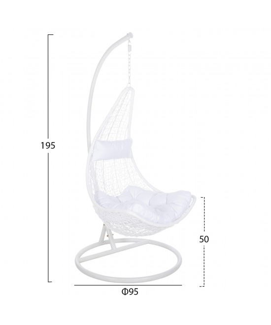 ΚΡΕΜΑΣΤΗ ΠΟΛΥΘΡΟΝΑ ΦΩΛΙΑ MILLIE HM5996.03 ΜΕΤΑΛΛΟ-ΣΥΝΘ.RATTAN ΛΕΥΚΟ Φ95x195Υεκ. ΚΡΕΜΑΣΤΗ ΠΟΛΥΘΡΟΝΑ ΦΩΛΙΑ MILLIE HM5996.03 ΜΕΤΑΛΛΟ-ΣΥΝΘ.RATTAN ΛΕΥΚΟ Φ95x195Υεκ.