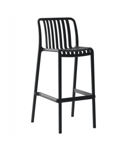 ΣΚΑΜΠΟ BAR ΠΟΛΥΠΡΟΠΥΛΕΝΙΟΥ CONVEE HM6098.02 ΜΑΥΡΟ 38,5x49,5x102Υεκ.