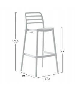 ΣΚΑΜΠΟ BAR ΠΟΛΥΠΡΟΠΥΛΕΝΙΟΥ SNOD HM6099.01 ΛΕΥΚΟ 37,2x50x101,5Υεκ. ΣΚΑΜΠΟ BAR ΠΟΛΥΠΡΟΠΥΛΕΝΙΟΥ SNOD HM6099.01 ΛΕΥΚΟ 37,2x50x101,5Υεκ.