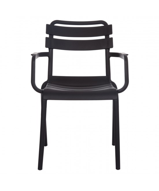 ΠΟΛΥΘΡΟΝΑ ΠΟΛΥΠΡΟΠΥΛΕΝΙΟΥ PHILLY HM6123.02 ΜΑΥΡΟ 58.5x49x83.5Υεκ.