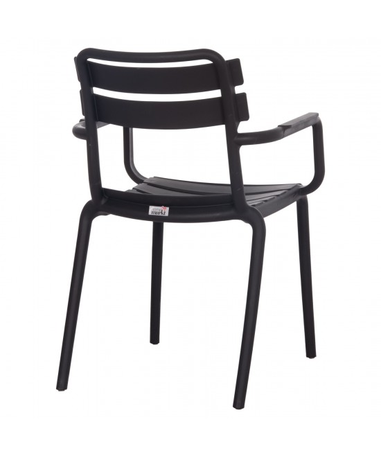 ΠΟΛΥΘΡΟΝΑ ΠΟΛΥΠΡΟΠΥΛΕΝΙΟΥ PHILLY HM6123.02 ΜΑΥΡΟ 58.5x49x83.5Υεκ.