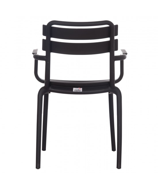 ΠΟΛΥΘΡΟΝΑ ΠΟΛΥΠΡΟΠΥΛΕΝΙΟΥ PHILLY HM6123.02 ΜΑΥΡΟ 58.5x49x83.5Υεκ.