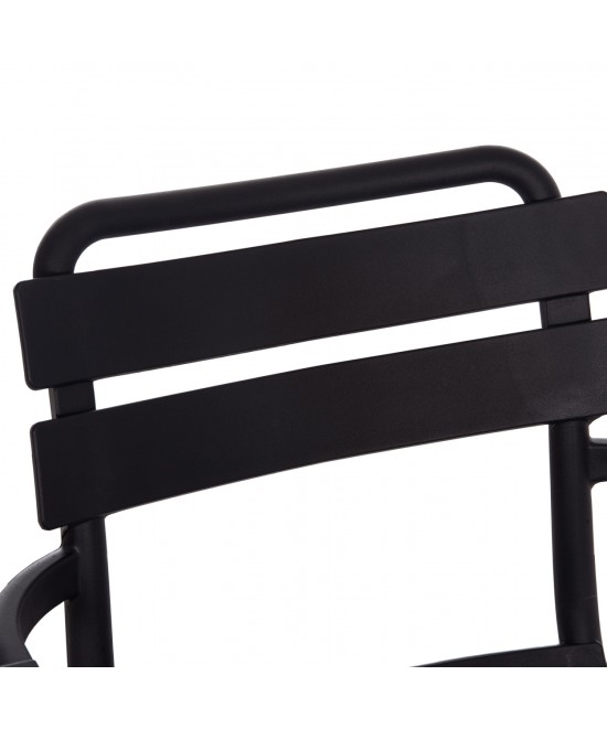 ΠΟΛΥΘΡΟΝΑ ΠΟΛΥΠΡΟΠΥΛΕΝΙΟΥ PHILLY HM6123.02 ΜΑΥΡΟ 58.5x49x83.5Υεκ.