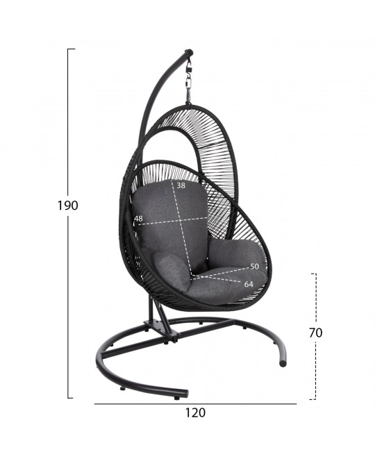 ΚΡΕΜΑΣΤΗ ΦΩΛΙΑ RULER HM6083 ΜΑΥΡΟ ΜΕΤΑΛΛΟ ΚΑΙ ΣΥΝΘ.RATTAN-ΓΚΡΙ ΜΑΞΙΛΑΡΙ 120x110x190Υ ΚΡΕΜΑΣΤΗ ΦΩΛΙΑ RULER HM6083 ΜΑΥΡΟ ΜΕΤΑΛΛΟ ΚΑΙ ΣΥΝΘ.RATTAN-ΓΚΡΙ ΜΑΞΙΛΑΡΙ 120x110x190Υ
