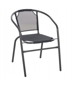 ΠΟΛΥΘΡΟΝΑ ΕΞ.ΧΩΡΟΥ LEDAN HM5977.01 ΜΕΤΑΛΛO & TEXTILENE ΓΚΡI 55x58x72Υεκ.