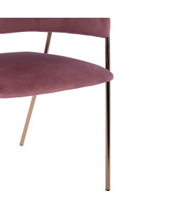 ΠΟΛΥΘΡΟΝΑΚΙ KELSO HM8521.02 ΒΕΛΟΥΔΟ ΣΑΠΙΟ ΜΗΛΟ & ΕΠΙΧΡΥΣΟ ΠΟΔΙ 52,5x52x80Υ εκ.