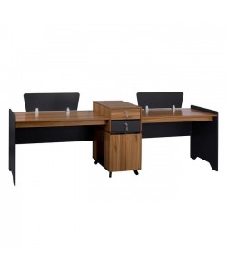 ΕΠΑΓΓΕΛΜΑΤΙΚΟΣ ΣΤΑΘΜΟΣ ΕΡΓΑΣΙΑΣ SUPREME HM2350 2 ΑΤΟΜΩΝ 289x60x100Υ εκ.