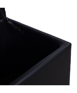 ΣΚΑΜΠΟ-ΜΠΑΟΥΛΟ PU ΜΕ ΑΠΟΘΗΚΕΥΤΙΚΟ ΧΩΡΟ PUNK ΜΑΥΡΟ HM279.01 90x50x52Υ εκ.