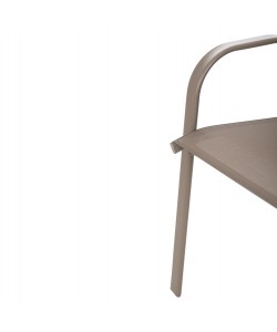 ΠΟΛΥΘΡΟΝΑ ΕΞ.ΧΩΡΟΥ LEON HM5000.04 ΜΕΤΑΛΛΙΚΗ ΣΑΜΠΑΝΙ ΜΕ TEXTILENE ΣΑΜΠΑΝΙ 54x70x93Υεκ