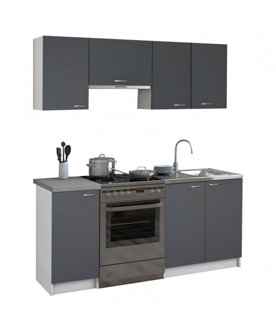 ΣΥΝΘΕΣΗ ΚΟΥΖΙΝΑΣ MAURICE ΜΕΛΑΜΙΝΗ ΓΚΡΙ-ΛΕΥΚΟ HM2441.10 180x29,2-46εκ. ΣΥΝΘΕΣΗ ΚΟΥΖΙΝΑΣ MAURICE ΜΕΛΑΜΙΝΗ ΓΚΡΙ-ΛΕΥΚΟ HM2441.10 180x29,2-46εκ.