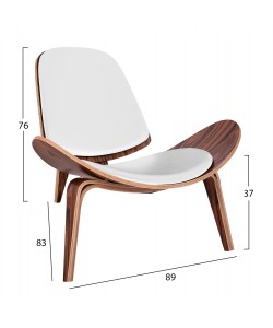 ΠΟΛΥΘΡΟΝΑ SUPERIOR PLUS HM1128.13 ΚΑΡΥΔΙ ΜΕ ΛΕΥΚΟ ΜΑΞΙΛΑΡΙ PU 89x83x76Y εκ.
