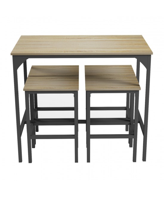 ΣΕΤ ΤΡΑΠΕΖΑΡΙΑ ΜΠΑΡ 5ΤΜΧ BOXY HM9882.01 ΜΑΥΡΟ ΜΕΤΑΛΛΟ-ΜΕΛΑΜΙΝΗ ΣΕ SONAMA ΣΕΤ ΤΡΑΠΕΖΑΡΙΑ ΜΠΑΡ 5ΤΜΧ BOXY HM9882.01 ΜΑΥΡΟ ΜΕΤΑΛΛΟ-ΜΕΛΑΜΙΝΗ ΣΕ SONAMA