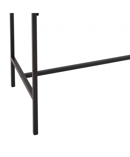 ΣΕΤ ΤΡΑΠΕΖΑΡΙΑ ΜΠΑΡ 5ΤΜΧ BOXY HM9882.13 ΜΑΥΡΟ ΜΕΤΑΛΛΟ-ΜΕΛΑΜΙΝΗ ΜΑΥΡΟ ΜΑΡΜΑΡΟ