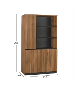 ΒΙΒΛΙΟΘΗΚΗ ΓΡΑΦΕΙΟΥ ΕΠΑΓΓΕΛΜΑΤΙΚΗ SUPREME 120Χ40Χ200 HM2353 ΒΙΒΛΙΟΘΗΚΗ ΓΡΑΦΕΙΟΥ ΕΠΑΓΓΕΛΜΑΤΙΚΗ SUPREME 120Χ40Χ200 HM2353