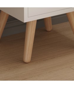 ΚΟΜΟΔΙΝΟ DINKL HM2472.03 ΜΕΛΑΜΙΝΗ-2 ΣΥΡΤΑΡΙΑ ΛΕΥΚΟ 29,7x29,7x45Υεκ