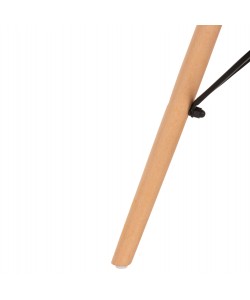 ΚΑΡΕΚΛΑ TWIST HM8460.25 ΜΕ ΞΥΛΙΝΑ ΠΟΔΙΑ ΚΑΙ ΚΑΘΙΣΜΑ PP-ΚΑΠΟΥΤΣΙΝΟ 46x50x82Υεκ.