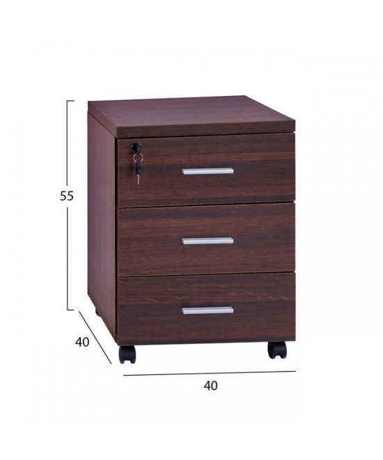 ΣΥΡΤΑΡΙΕΡΑ ΓΡΑΦΕΙΟΥ VANCE ΕΠΑΓΓΕΛΜΑΤΙΚΗ WENGE HM2048.12 40X40X55Υ εκ. ΣΥΡΤΑΡΙΕΡΑ ΓΡΑΦΕΙΟΥ VANCE ΕΠΑΓΓΕΛΜΑΤΙΚΗ WENGE HM2048.12 40X40X55Υ εκ.