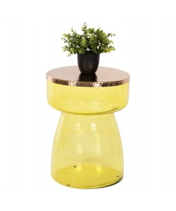 ΒΟΗΘΗΤΙΚΟ ΤΡΑΠΕΖΑΚΙ RANE HM9731 ΓΥΑΛΙ ΠΡΑΣΙΝΩΠΟ-ΧΡΥΣΟ ΜΕΤΑΛΛΟ TOP Φ36x47Υεκ.