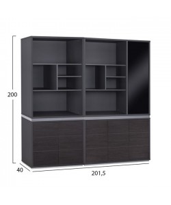 ΣΕΤ 2 ΤΜΧ ΒΙΒΛΙΟΘΗΚΗ ΓΡΑΦΕΙΟΥ ΕΠΑΓΓΕΛΜΑΤΙΚΗ ROSEWOOD HM11201 ΣΕΤ 2 ΤΜΧ ΒΙΒΛΙΟΘΗΚΗ ΓΡΑΦΕΙΟΥ ΕΠΑΓΓΕΛΜΑΤΙΚΗ ROSEWOOD HM11201