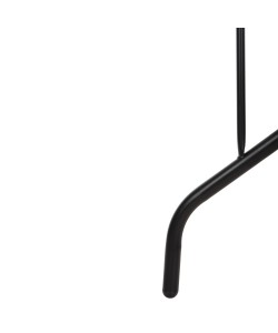 ΤΡΑΠΕΖΙ ADAM HM5679.03 ΜΕΤΑΛΛΙΚΟ ΜΑΥΡΟ ΜΕ ΓΥΑΛΙΝΗ ΕΠΙΦΑΝΕΙΑ 120Χ70Χ70Υεκ.