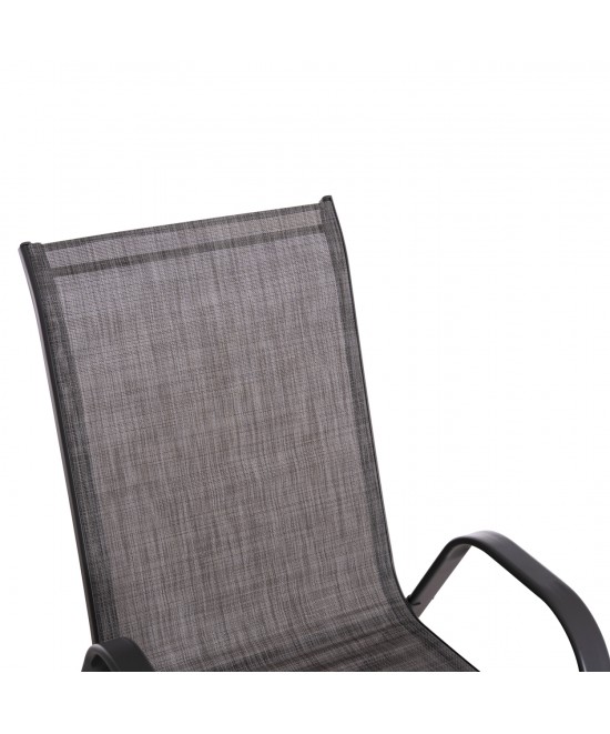 ΣΕΤ ΕΞ.ΧΩΡΟΥ 5ΤΜΧ LEOFER HM21004 ΜΕΤΑΛ.ΤΡΑΠΕΖΙ-4 ΠΟΛΥΘΡΟΝΕΣ ΜΕΤΑΛΛΙΚΕΣ- ΓΚΡΙ