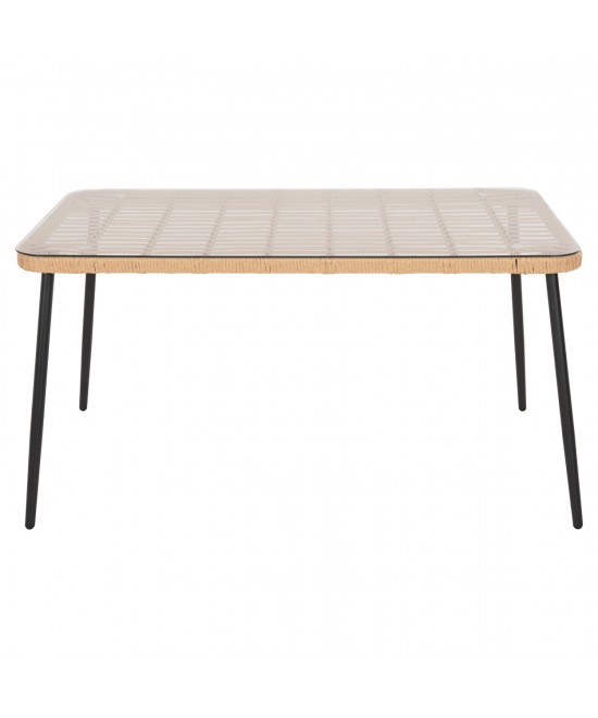 ΤΡΑΠΕΖΙ ΟΡΘΟΓΩΝΙΟ ALLEGRA HM5537.11 ΜΕΤΑΛ.ΜΑΥΡΟ-P.E. RATTAN ΦΥΣΙΚΟ 139,5x79,5x73Υεκ. ΤΡΑΠΕΖΙ ΟΡΘΟΓΩΝΙΟ ALLEGRA HM5537.11 ΜΕΤΑΛ.ΜΑΥΡΟ-P.E. RATTAN ΦΥΣΙΚΟ 139,5x79,5x73Υεκ.
