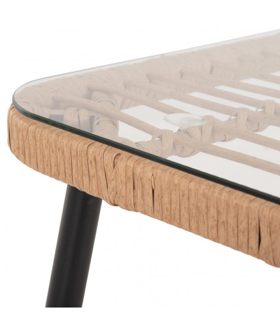 ΤΡΑΠΕΖΙ ΟΡΘΟΓΩΝΙΟ ALLEGRA HM5537.11 ΜΕΤΑΛ.ΜΑΥΡΟ-P.E. RATTAN ΦΥΣΙΚΟ 139,5x79,5x73Υεκ. ΤΡΑΠΕΖΙ ΟΡΘΟΓΩΝΙΟ ALLEGRA HM5537.11 ΜΕΤΑΛ.ΜΑΥΡΟ-P.E. RATTAN ΦΥΣΙΚΟ 139,5x79,5x73Υεκ.