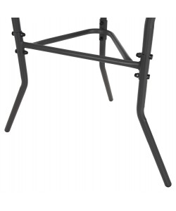 ΤΡΑΠΕΖΙ ΗΜΙΚΥΚΛΙΚΟ LIMA HM5967.01 ΜΕΤΑΛΛΙΚΟ ΓΚΡΙ ΜΕ ΓΥΑΛΙΝΟ TOP 70x40x64,5Υεκ.