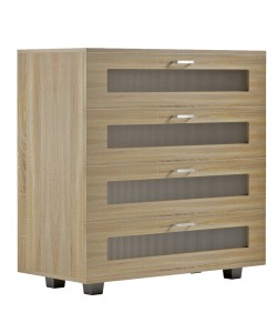 ΣΥΡΤΑΡΙΕΡΑ ΜΕΛΑΜΙΝΗΣ THORGAN HM9880.01 4 ΣΥΡΤΑΡΙΑ-SONAMA ΧΡΩΜΑ 80Χ40Χ83Υεκ