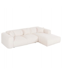 ΚΑΝΑΠΕΣ ΓΩΝΙΑ BRICKEN HM3275.02R ΛΕΥΚΟ ΥΦΑΣΜΑ 110-282x98-160x72Υεκ.